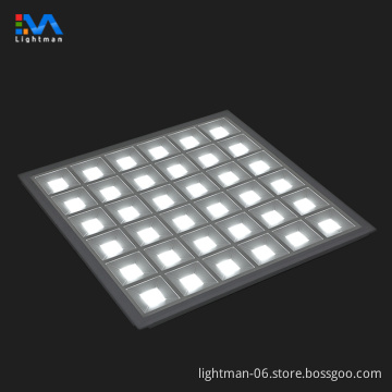 36W 30x120 UGR 19 Anti-Glare Recessed Square LED Backlit Panel Light 600x600